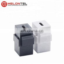 MT-5503 ABS white or black usb c 3.1 keystone jack coupler for face plate