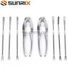 Stainless Steel Seafood Serving Set, Kitchen Seafood Cracker Tool, Crab Sheller thumbnail-3