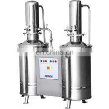 Tower Type Stainless Steel Electric Heating Double Distillation Automatic Water Distiller