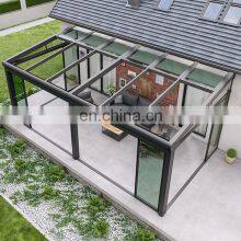 New High Profile Prefabricated Steel Structure Aluminum Sunroom thumbnail-2