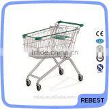 Zinc Plate Grocery Supermarket Shopping Cart