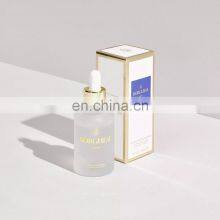 Luxury White Brand Logo Hinged Lid Inlay Empty Paper Cardboard Gift Cosmetic Box Packaging With Ribbon thumbnail-5