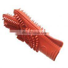 Factory Wholesale Pet Bathing Gloves With Silicone Brush Cat Dog Grooming Washing Glove thumbnail-4