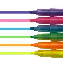Free Sample Factory Custom Cheap Cute Fluorescent High Reflective Colored Mini Highlighter Marker Pen Set for Promotional thumbnail-3