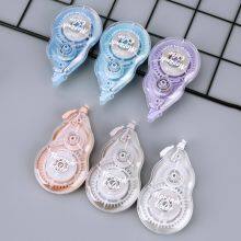 Big Capacity Whiteout Tape 6pcs in One Blister Card 72m Long Tape Trendy Correction Tape thumbnail-5