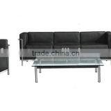 Le Corbusier LC3 Living Room Furniture Leather Sofa Quality Choice thumbnail-1