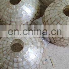 Custom Modern Luxury Capiz Serical Hanging Shell Chandelier LED Ceiling Suspension Pendant Lighting for Home Hotel or Bar thumbnail-4