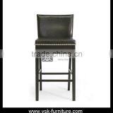 BC-047 Senior Club Genuine Leather Upholstery Bar Chair Furniture thumbnail-1