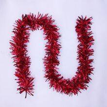 Colorful Rainbow Tinsel Garlands - Shiny Decor for Holiday Parties & Tree Ornaments thumbnail-2