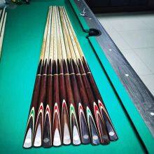 S035 YOUBO M01A High Quality 145cm Ash Natural Rosewood 3/4 Split Center Joint Pool Cue Single-Sided Snooker Billiard