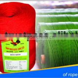 Color twisted PE rope with UV protection and waterproof