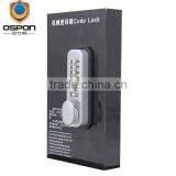 OSPON Mechanical Keyless Narrow Hook Sliding Door Lock STAIN CHROME OS252 thumbnail-2