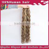 Wholesale Double Drawn Curly Mixed Colors Virgin Brazilian Hair Curly Tape Hair Extensions thumbnail-2