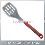 High-temperature Hot Sell Red Handle Silicone Cooking Utensil Set/ European Kitchenware