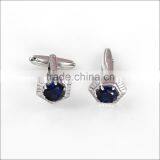 Amazing Synthetic Sapphire Stone Silver 925 Button thumbnail-1