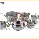 12 PCS Stainless Steel Cookware Set