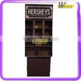 Chocolate Promotion Custom Printing Corrugated Food Retail Compartment Display Stand thumbnail-2
