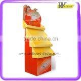 Fashion Shop Hot Sale Corrugated Cardboard Display Stand With Shelf for Underwear