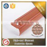 2016 Hottest Wood Grain Bullnose Non-slip Aluminium Carborundum Stair Nosing for Stair thumbnail-3