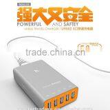 Original HOCO Universal Intelligent Balance ABS PC Material Quick Travel Charger Adapter With 5 USB MT-3587 thumbnail-1