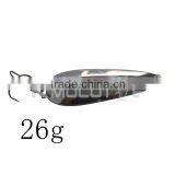 Kmucutie Bass Fishing Spoon Lure 26g Metal Blade Fishing Bait