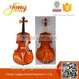 (TL004-1) Flamed Wood Violin With Case Jujube Accessories With Four Fine Turners thumbnail-1