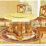High Range Triangle Glass Dining Table Factory Sell Directly HYE19 thumbnail-2