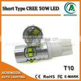 C.R.E.E XBD 50W SUPER high intense error free T10 CANBUS LED bulb