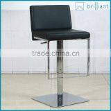 SX-058 Simple Fashion High Quality Swivel Metal Bar Stool High Chair thumbnail-1