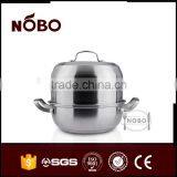 IRON MAN 2 Layer Multifunctional Stainless Steel Stock/steamer Pot thumbnail-5