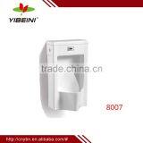 Waterless wall hung urinal, ceramic sanitary ware urinal bowl