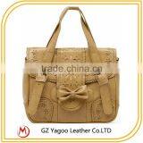 Flower Hollow Out Female Bowknot Tide Handbag Fashion Backpack 2014 Latest Ladies Handbags thumbnail-1