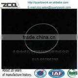 ULTRA THIN TRASPARENT UV QUARTZ GLASS PLATE 50*0.5mm