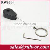 Drop-shaped Retractable Anti-theft Pulling-box With Key Ring End Connector for Retail Product Positioning thumbnail-1