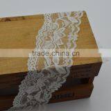 White Stretch Floral Scallop Lace Trim Forl Lingerie Headband Elastic DIY Lace Wide:6cm thumbnail-3