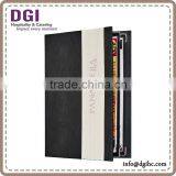 Leather Hardcover / Cookware Restaurant PU Leather Executive Folder / Restaurant Table Menu thumbnail-3