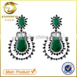 women sterling silver bridal emerald green cz cubic zirconia drop earring pear                        
                                                                                Supplier's Choice