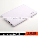 2016 Christmas Gift Item 10000mah Slim Rubber Finish Power Bank With Dual USB Output thumbnail-5
