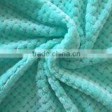 100% Polyester Soft Velvet Jacquard Home Textile Fabric Plush Brush Velvet Grid Fabric Knitting Sleeping Wear Velvet Fabric thumbnail-1