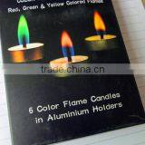 Color Flame Candles,Color Flame Candles With Glass Cup thumbnail-3