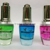 Beautiful Colored Essential Oil Glass Bottle