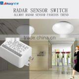 Mini Sensor Switch 35w Round Shape Auto Microwave Motion Sensor Switch on off
