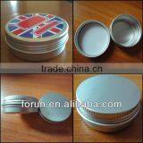 Round Lip Balm Tin Can Screw Tin Can
