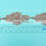 HC4752-1 Hechun Hot Fix Garments Fashion Beaded Lace Trim thumbnail-4