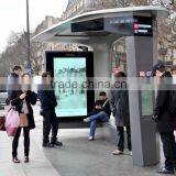 Modern Metal Outdoor Advertising Bus Stop Shelter for Advertising thumbnail-1