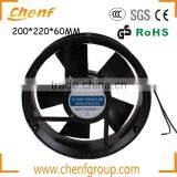 Cheaper Electrical 220X220X60mm Outer Rotor Axial Ventilation Fan thumbnail-1