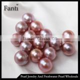 No hole pearl beads 12-13mm natural color loose Edison pearls