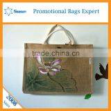 Wholesale Jute Tote Bag Jute Shopping Bag Importer of Jute Bag thumbnail-2