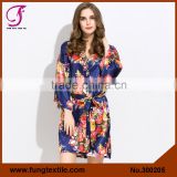 FUNG 3002 Factory Customized Silk Robe Designs
