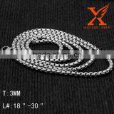 24h SALE 2016 Fashion Stainless Steel Necklace Latest Design Saudi Jewelry Necklace Latest Design Beads Necklace 18"-36" thumbnail-1